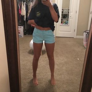 j.crew baby blue shorts